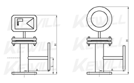 B型下進上平出 PTFE結構